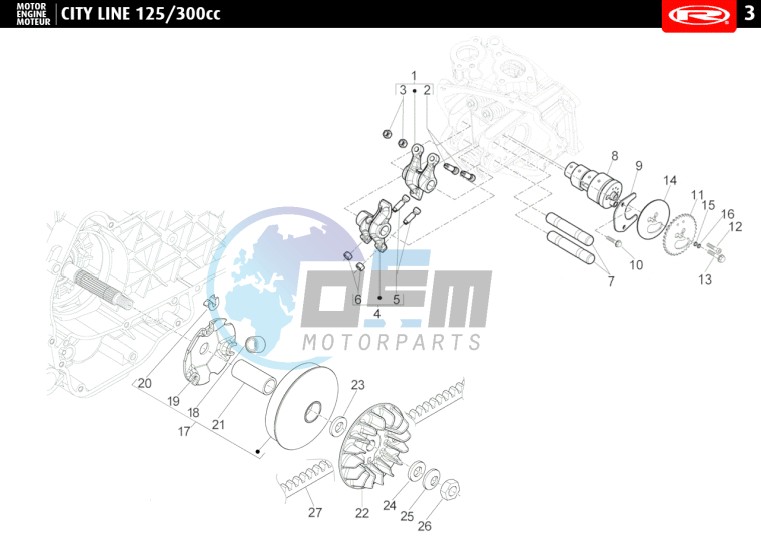 VARIATOR - CAMSHAFT