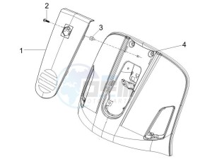 GTV 125 4T (Euro 3) UK drawing Front shield