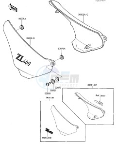 ZL 600 A [ZL600 ELIMINATOR] (A1-A2) drawing SIDE COVERS