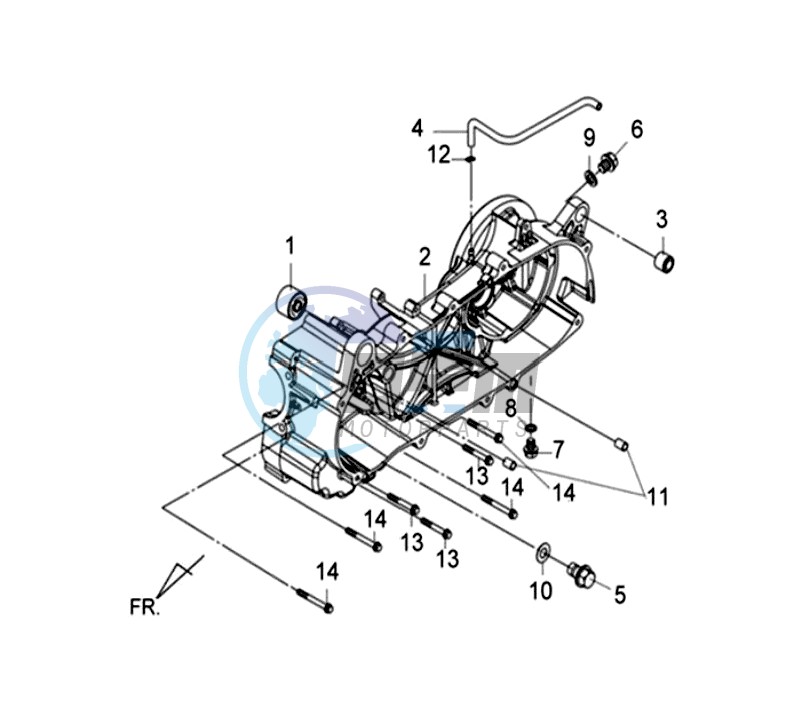 CRANKCASE LEFT