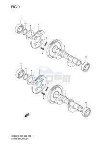 AN650 (E3-E28) Burgman drawing CRANK BALANCER