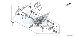 NC700DD INTEGRA E drawing PARKING BRAKE CALIPER