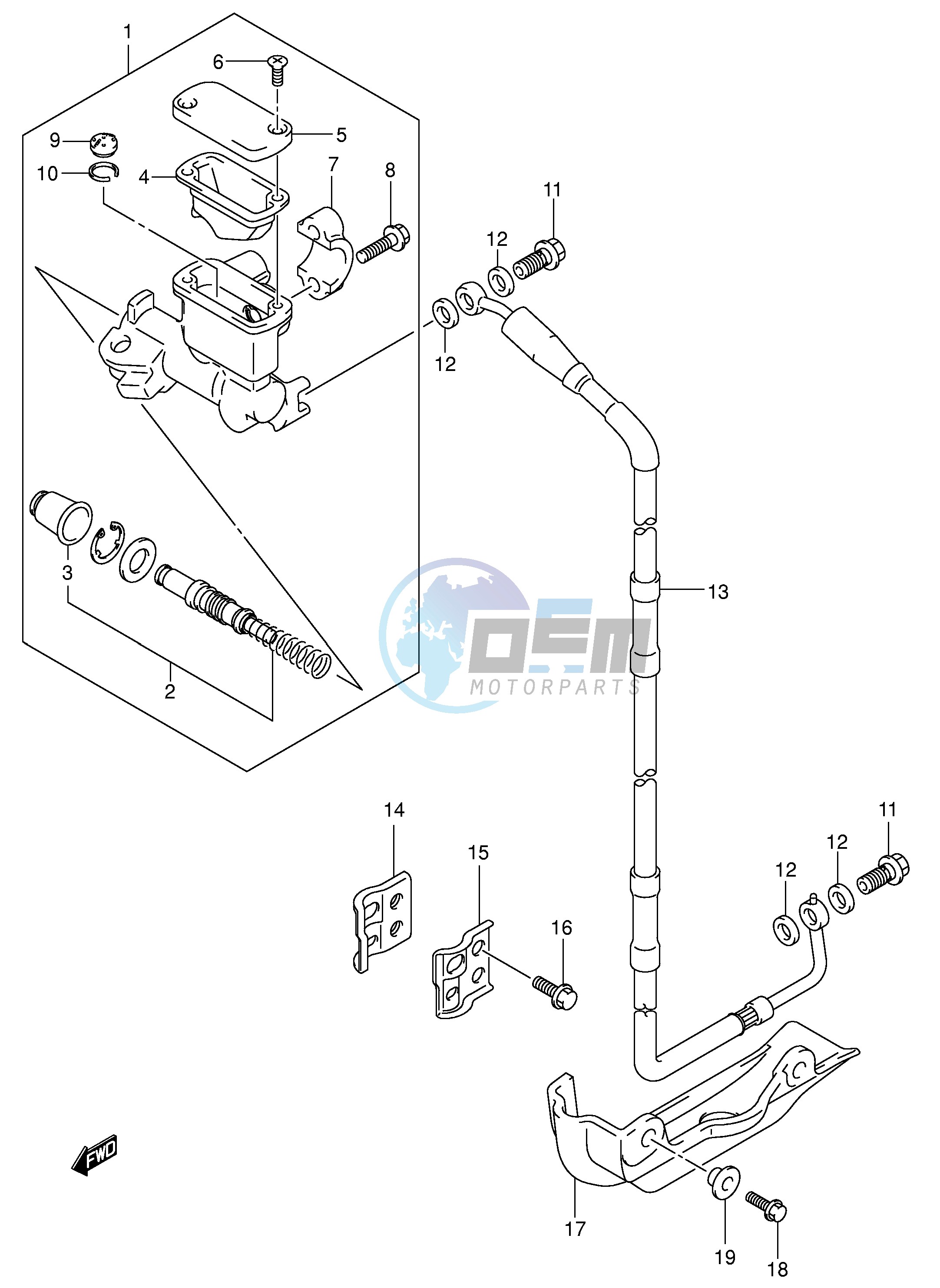 FRONT MASTER CYLINDER