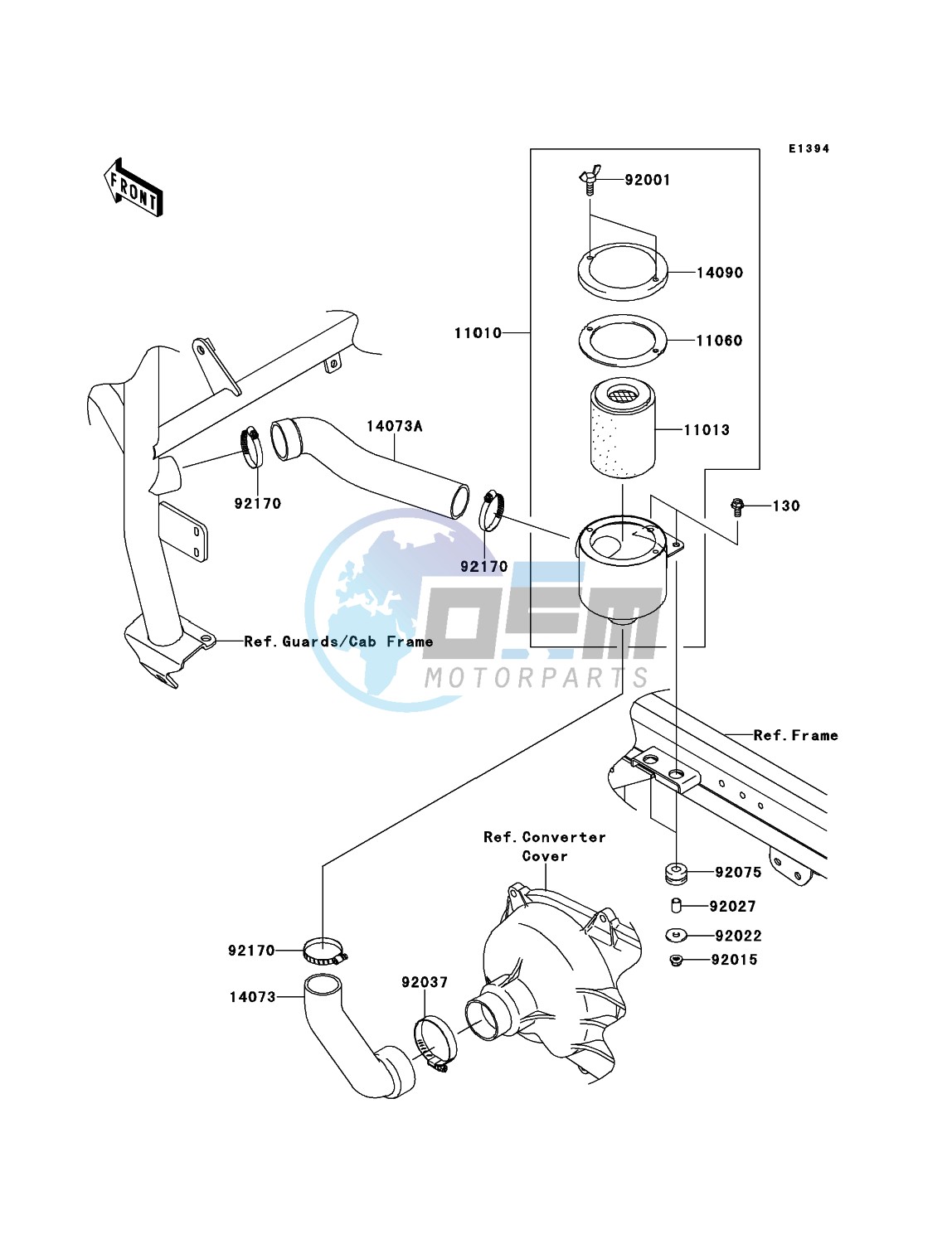 Air Cleaner-Belt Converter