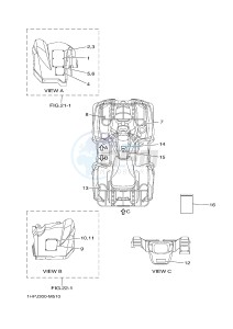 YFM700FWAD YFM700PSE GRIZZLY 700 EPS SPECIAL EDITION (2BGD 2BGE) drawing EMBLEM & LABEL 1