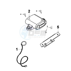 ELY 125DN EU drawing ELECTRONIC PART