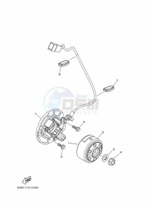 YZ85LW YZ85 (B0GB) drawing GENERATOR