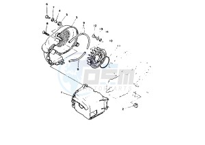 YA R AXIS 50 drawing AIR SHROUD , FAN