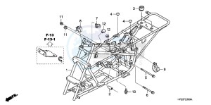 TRX90XB drawing FRAME BODY