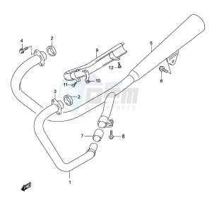 GZ250 (P19) drawing MUFFLER