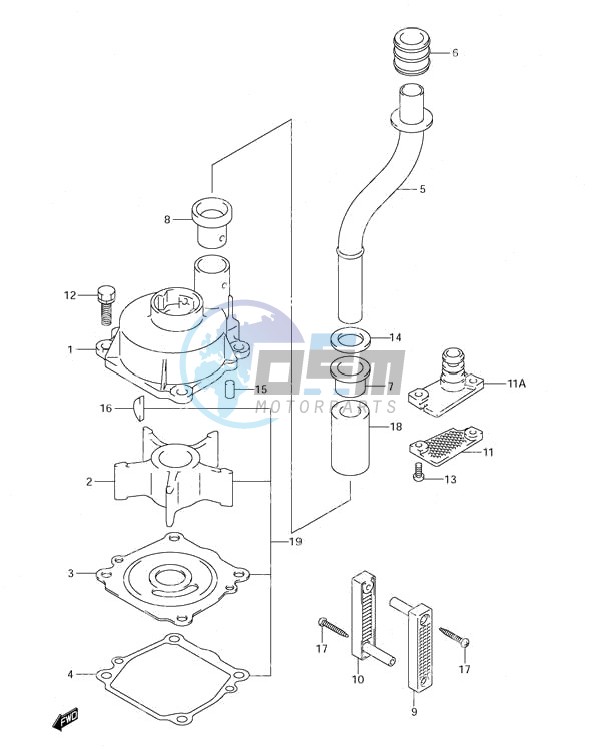 Water Pump (S/N 681517 & Older)