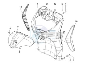 Liberty 200 4t Sport drawing Front shield