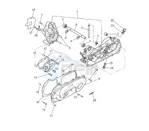 YN NEO'S 50 drawing CRANKCASE