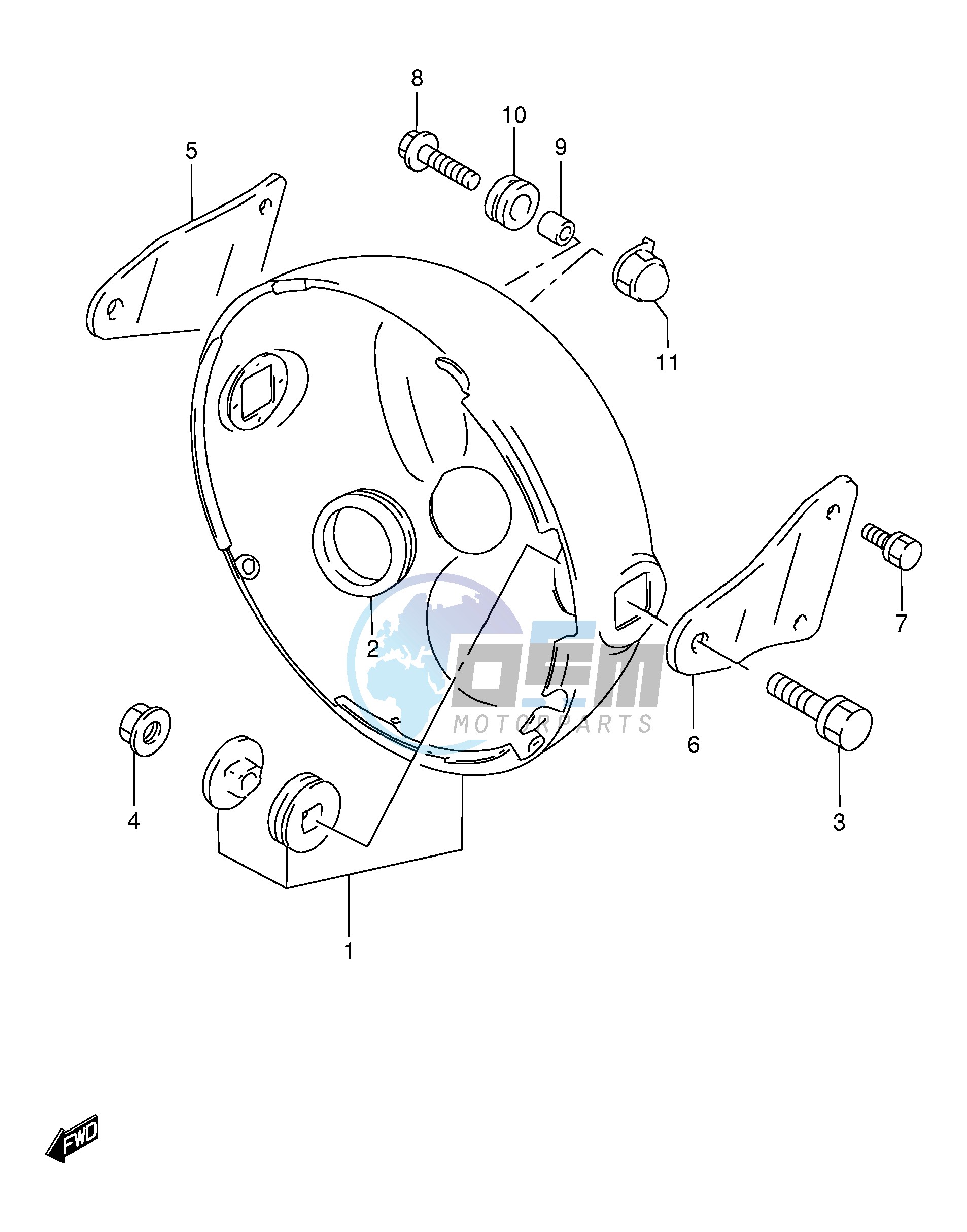 HEADLAMP HOUSING