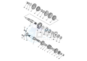 YZ 85 drawing TRANSMISSION