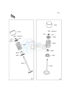 NINJA 250SL ABS BX250BGF XX (EU ME A(FRICA) drawing Valve(s)