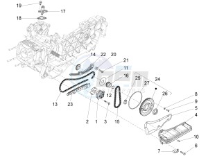 SPRINT 150 4T 3V IE ABS E3 (NAFTA) drawing Oil pump