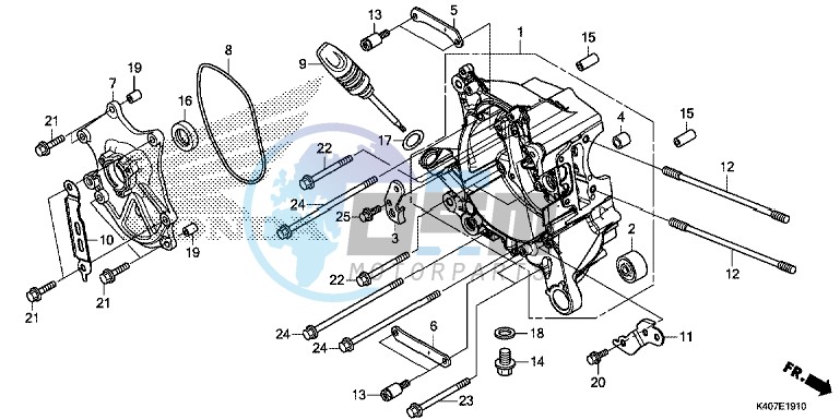 RIGHT CRANKCASE