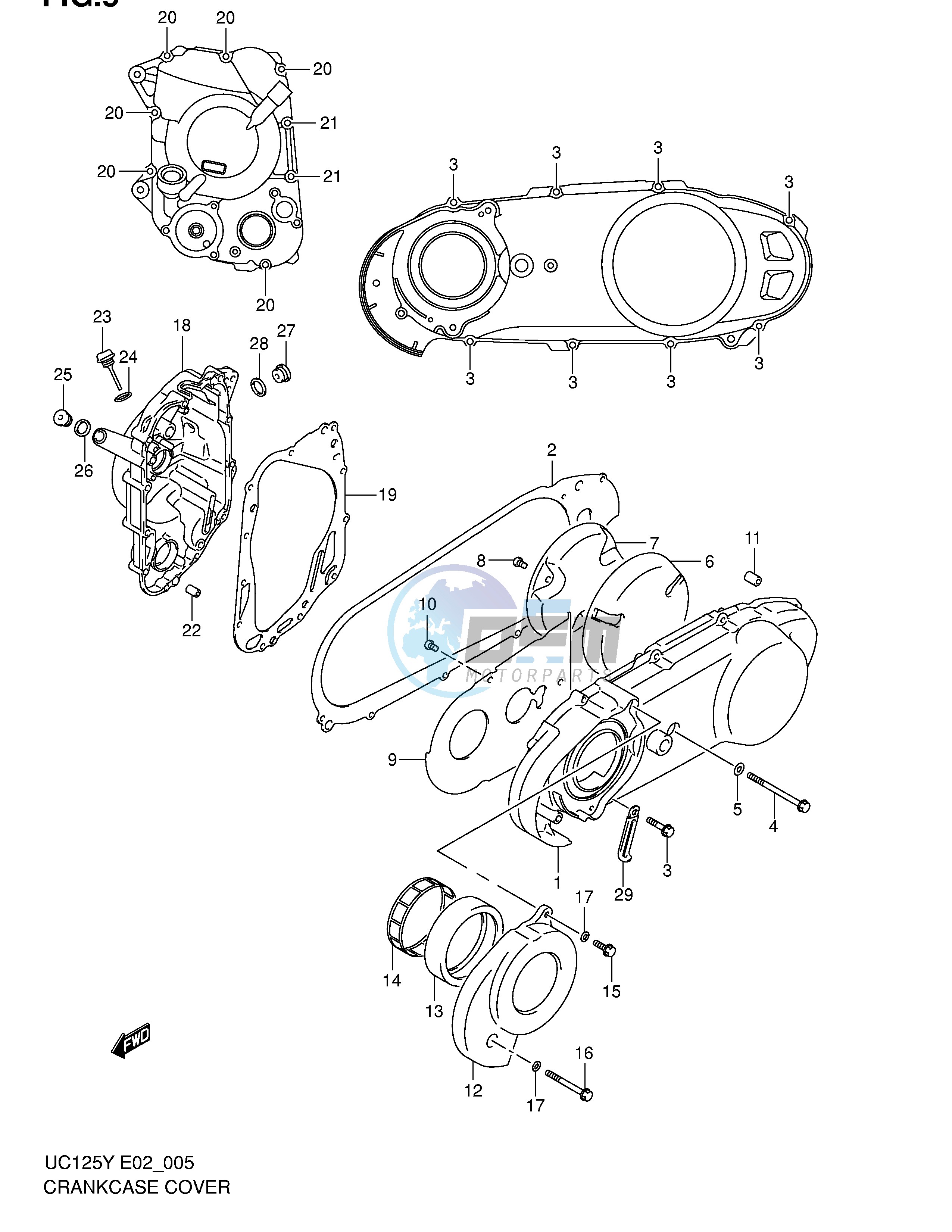 CRANKCASE COVER