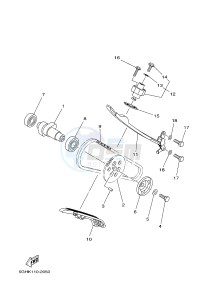 YFM450FWAD YFM450PE GRIZZLY 450 EPS (2LC2 2LC3 2LC4) drawing CAMSHAFT & CHAIN