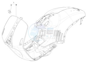 946 150 4T 3V ABS ARMANI (NAFTA) drawing Frame/bodywork