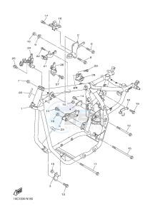 XVS950CR XVS950 ABS XV950 RACER (B334) drawing FRAME