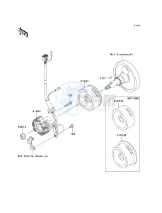 KX 250 N [KX250F] (N1) [KX250F] drawing GENERATOR