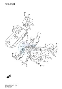 GSX-R1000R EU drawing REAR FENDER