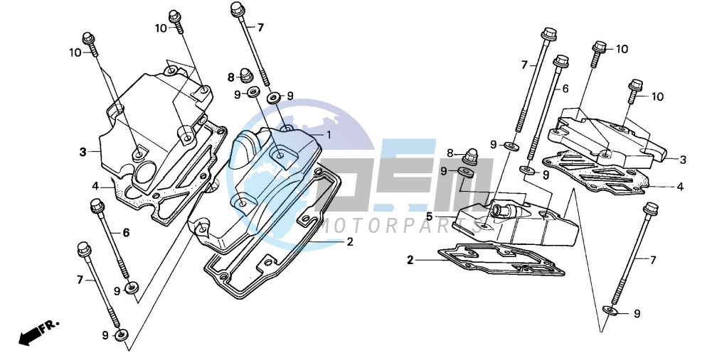 CYLINDER HEAD COVER (VT1100CS/CT)