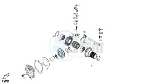 DXR - 200 CC VTHSM1B1A drawing REVERSE GEAR