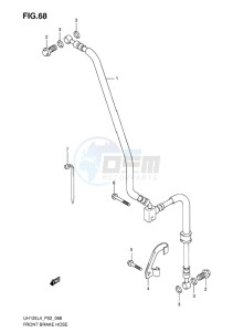 UH125 BURGMAN EU drawing FRONT BRAKE HOSE