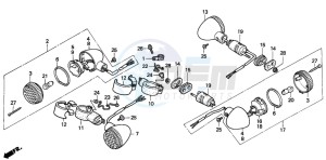 VT600CD drawing WINKER