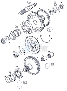 SPRINT_SPORT_30_L1 50 L1 drawing Countershaft-mainshaft