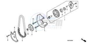 FES1259 France - (F / CMF) drawing OIL PUMP