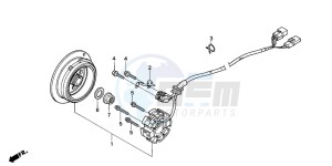 CRF250X drawing GENERATOR