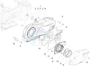 Medley 125 4T ie ABS E4 (EMEA) drawing Crankcase cover - Crankcase cooling