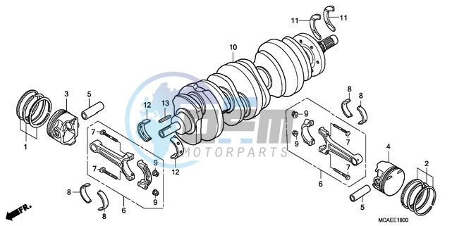 CRANKSHAFT/PISTON