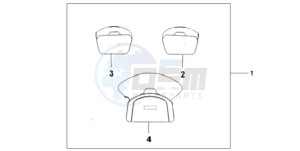 GL18009 France - (F / CMF) drawing DELUXE INNER BAG