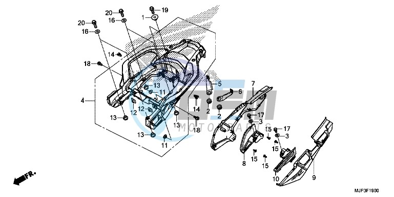 SIDE COVER/REAR CARRIER