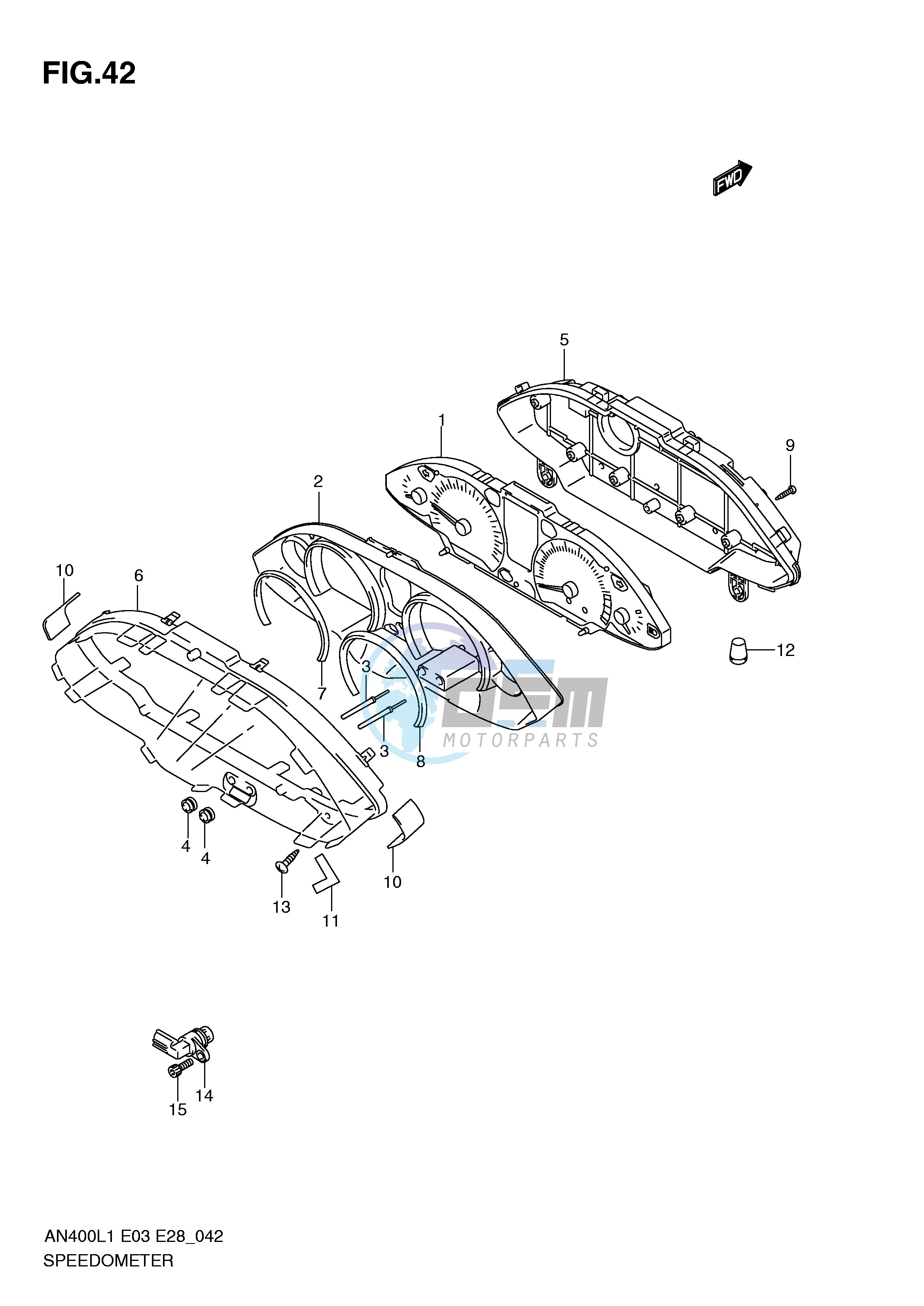 SPEEDOMETER (AN400ZAL1 E33)