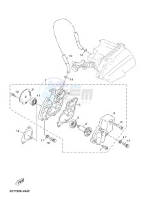 YN50F OVETTO 4T (2ACG) drawing WATER PUMP