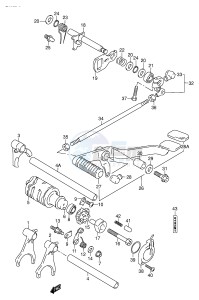 VL1500 (E2) drawing GEAR SHIFTING