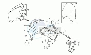 V 10 1000 Centauro Centauro drawing Front mudguard