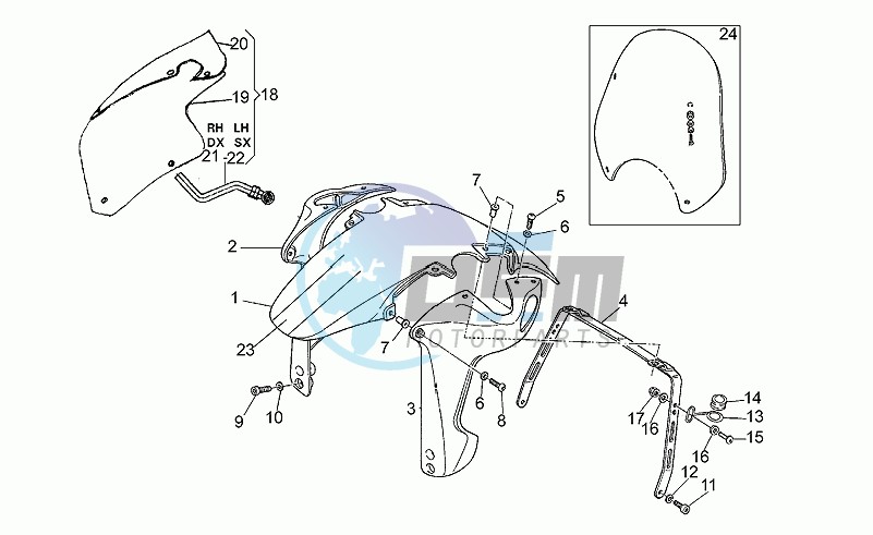 Front mudguard