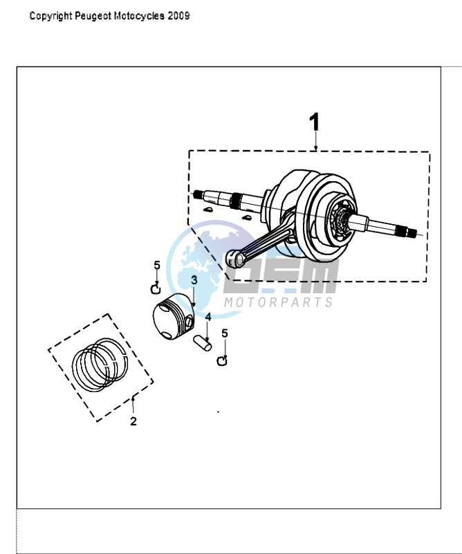 CRANKSHAFT AND CYLINDER