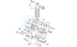 Stelvio 1200 8V STD - NTX drawing Connecting rod - rear shock abs.