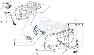 DNA 50 drawing Starting motor-starter lever