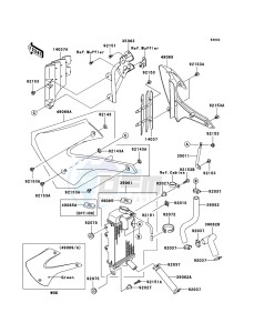 KX85 / KX85 II KX85B6F EU drawing Radiator