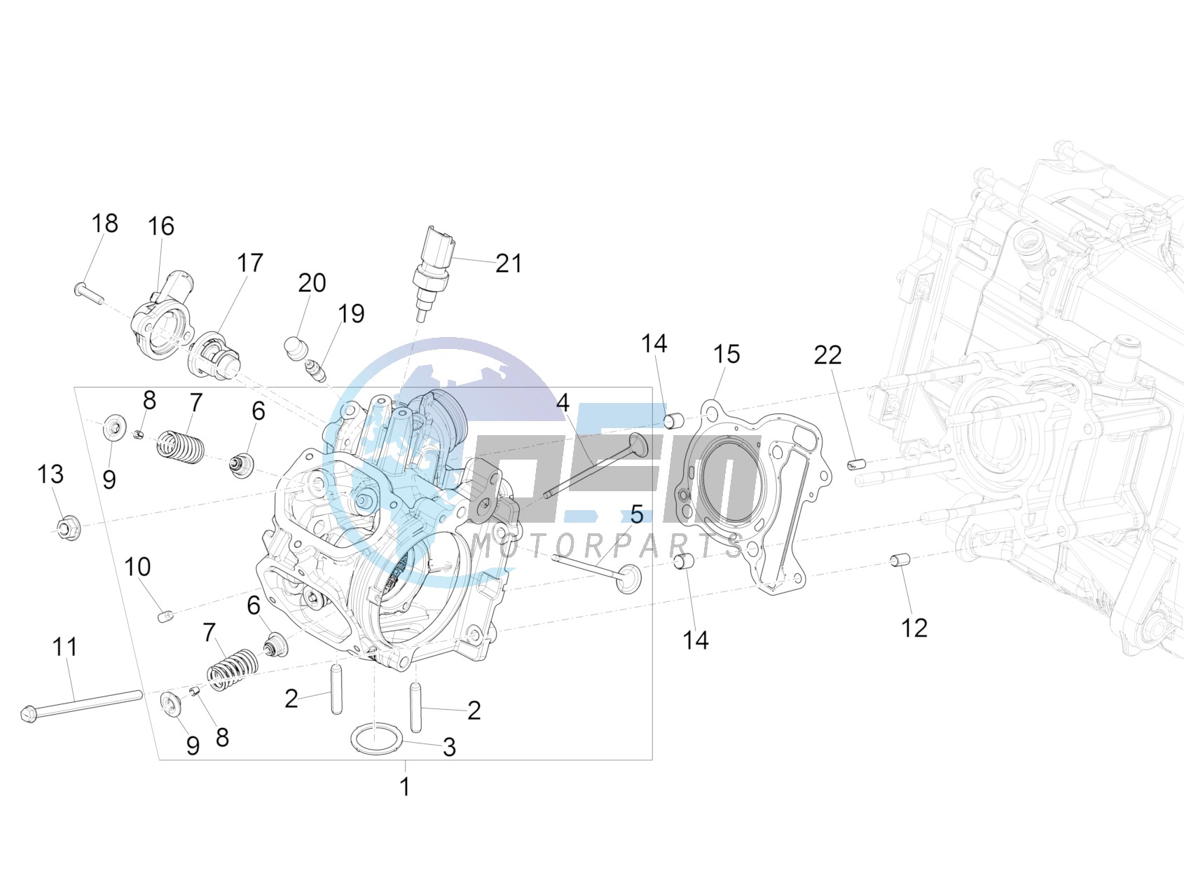 Cylinder head unit - Valve