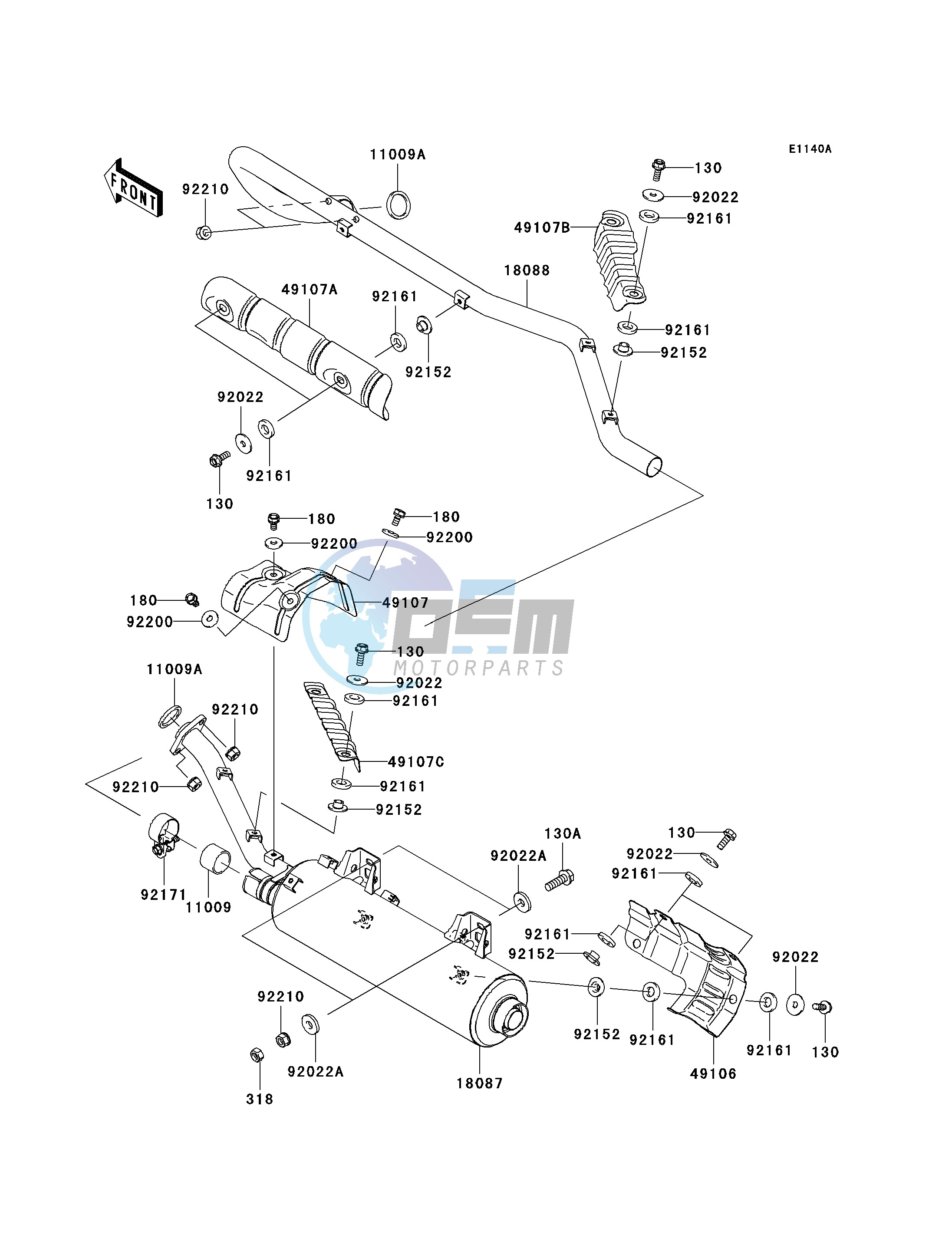 MUFFLER-- S- --- JKAVFDB1 6B503807 - - -